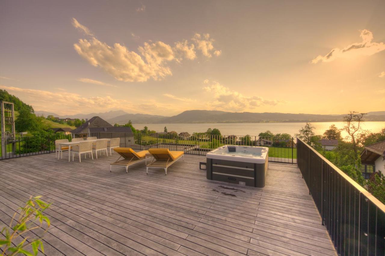 Orange Lounge Attersee Weyregg Kültér fotó